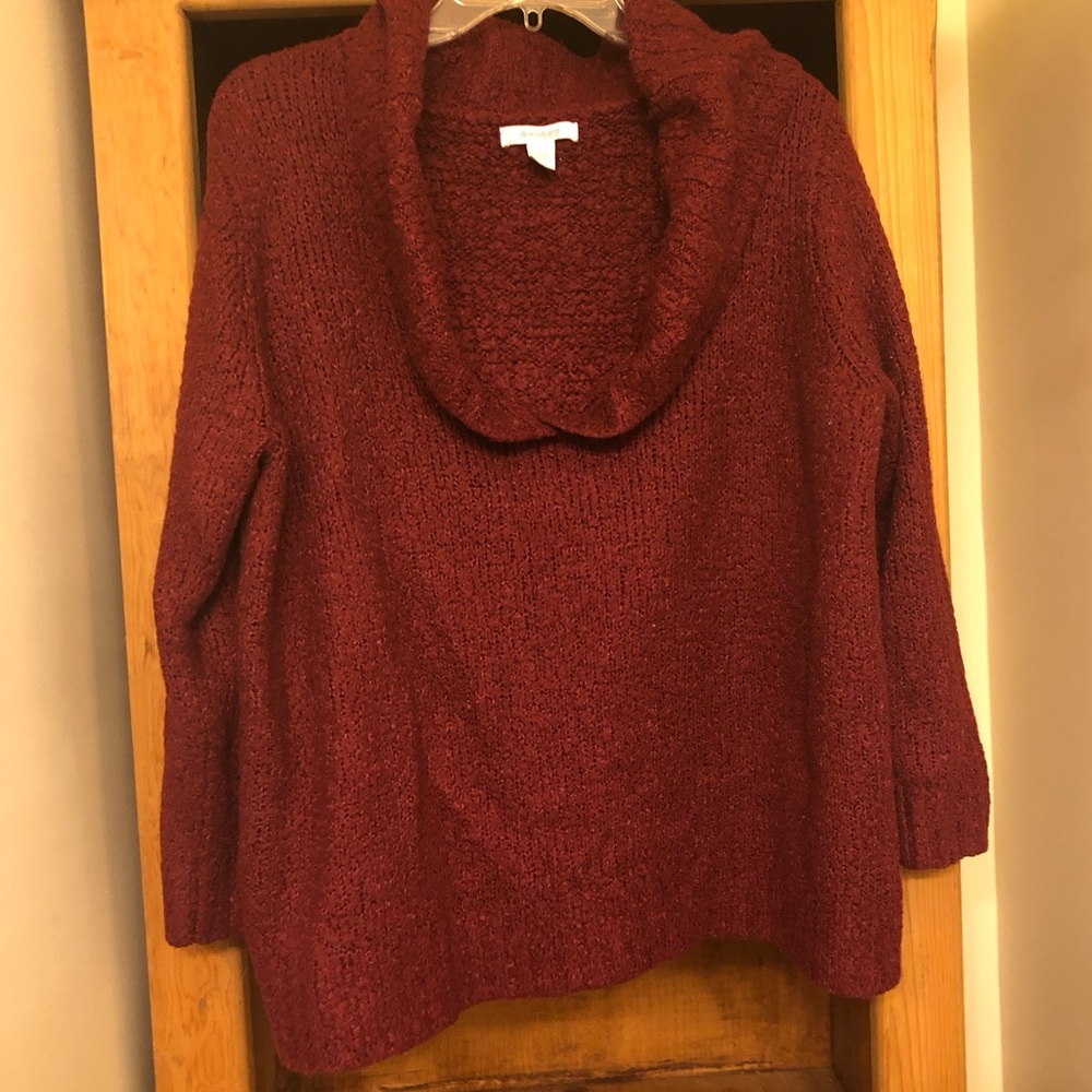 Gorgeous Burgundy Cowl Neck Sweater